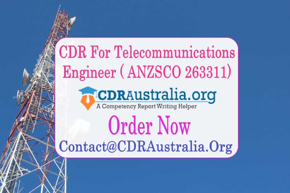 CDR for Telecommunications Engineer (263311)