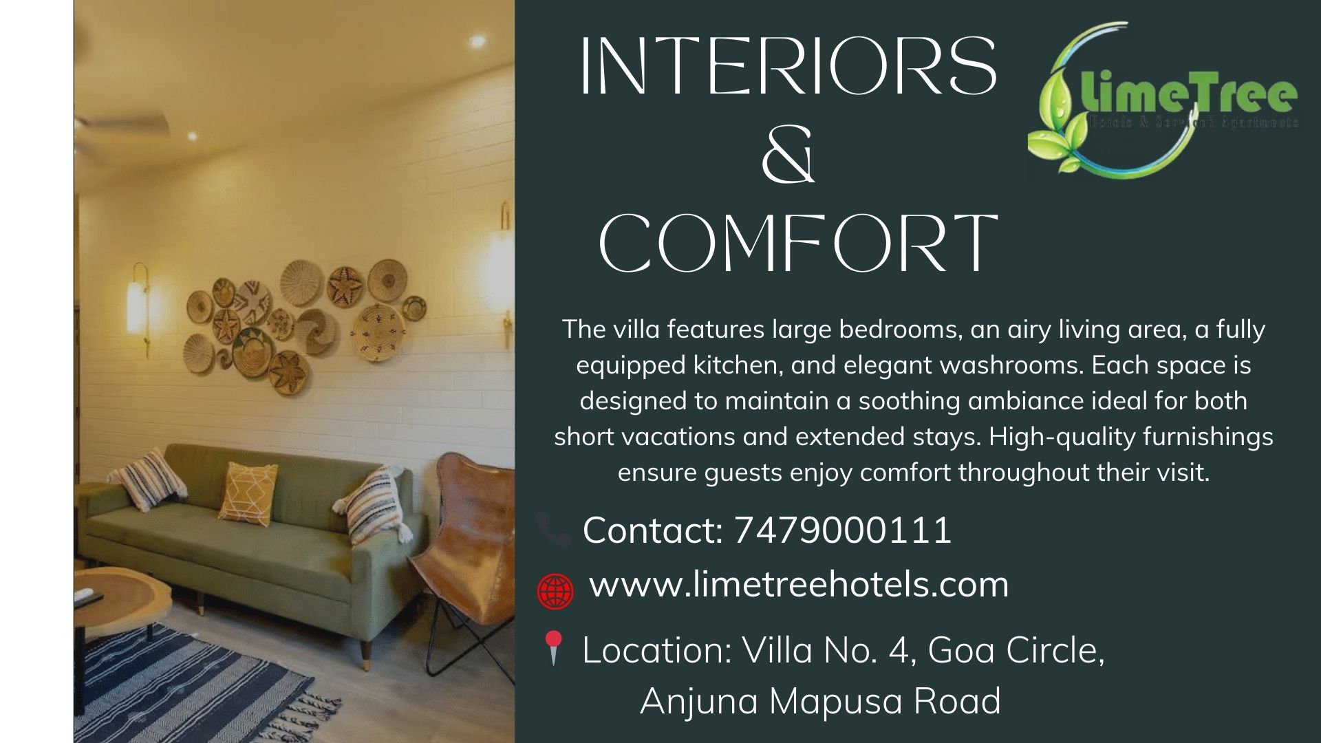 Private Pool Villa Near Anjuna Beach