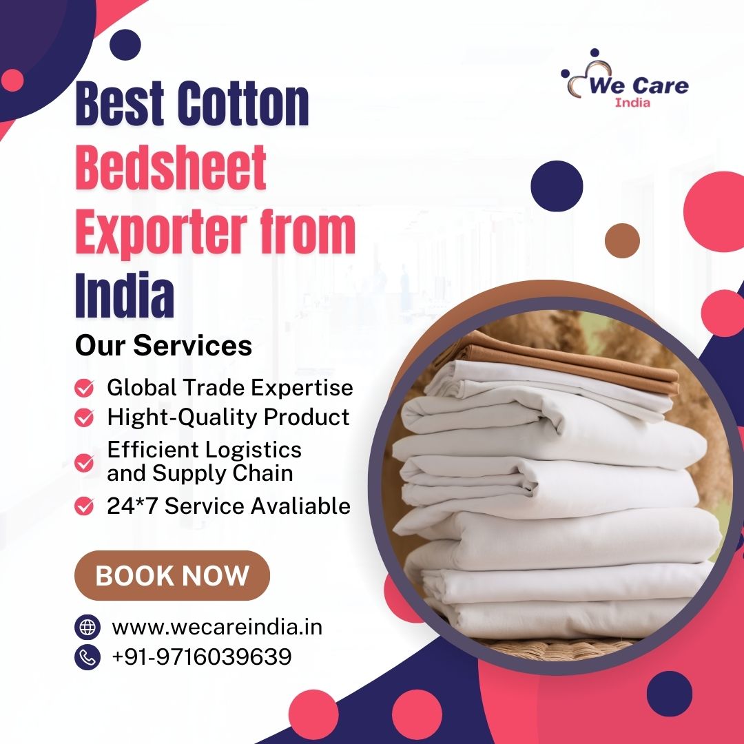 Best Cotton Bedsheet Exporter from India