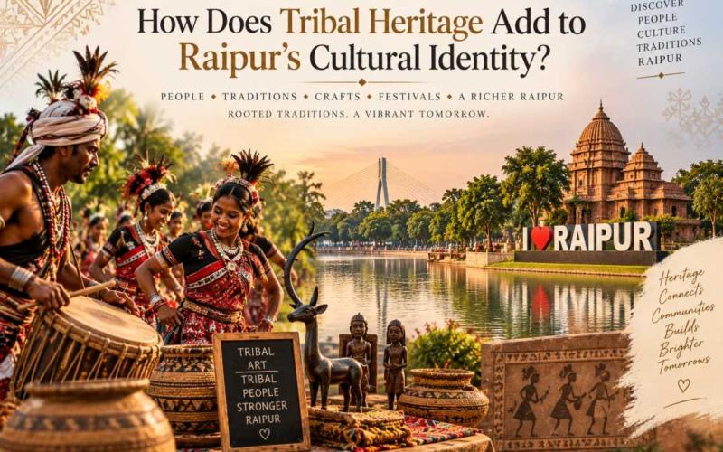 How Does Tribal Heritage Add to Raipur's Cultural Identity?